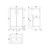 Nuie Arno Compact Solace Oak 500mm 2 Door Wall Hung Vanity Unit and Ceramic Basin - PAL122E Dimensions thumbnail
