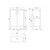 Nuie Arno Compact Solace Oak 600mm 2 Door Wall Hung Vanity Unit and Polymarble Basin - PAL123 Dimensions thumbnail