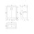 Nuie Arno Compact Solace Oak 600mm 2 Door Wall Hung Vanity Unit and Ceramic Basin - PAL123E Dimensions thumbnail