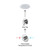 Nuie Arvan Chrome 1 Outlet Concealed Thermostatic Shower Bundle with Fixed Head and Wall Arm - SBR124ST1 Viewed from a Different Angle