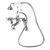 Nuie Selby Polished Chrome Traditional Crosshead Bath Shower Mixer Tap with Kit - SEL304DX Front View