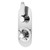 Nuie Selby Polished Chrome Traditional Twin Concealed Thermostatic Shower Valve - SELTW01 Front View