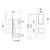 Nuie Windon Matt Black Twin Concealed Thermostatic Shower Valve with Diverter - WIN4TW02 Dimensions thumbnail