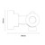 Colore Gunmetal Grey Round Thermostatic Bar Shower Valve Dimensions thumbnail
