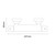 Colore Matt Black Square Thermostatic Bar Shower Valve Dimensions thumbnail