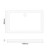 Pearlstone Slate 1300mm x 800mm x 40mm Rectangular Shower Tray_LINE View From the Front