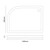 Pearlstone Slate 1200mm x 900mm x 40mm Right Hand Offset Quadrant Shower Tray_LINE View From the Front