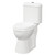 Doc M Comfort Height Toilet Pan with Cistern and Seat Right Hand Side View