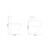 Tacoma 550mm Semi Pedestal Basin and Comfort Height Toilet Suite Dimensions thumbnail