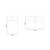 Tacoma 550mm Full Pedestal Basin and Closed Back Toilet Suite Dimensions thumbnail