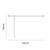 Colore Brushed Brass 2000mm x 1200mm 10mm Walk In Clear Glass Shower Screen including Wall Channel with End Profile and Support Bar Dimensions thumbnail