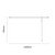 Colore Matt Black 2000mm x 1200mm 10mm Walk In Clear Glass Shower Screen including Wall Channel with End Profile and Support Bar Dimensions thumbnail