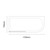 Oxford 1700mm x 750mm Left Hand Single Ended Freestanding Shower Bath with Bath Screen and Matt Black Claw Feet Dimensions thumbnail