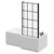 Loire 1700mm Right Hand L Shaped Shower Bath with Matt Black Bath Screen and Gloss Grey Pearl Front and End Bath Panel Right Hand Side View