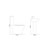 Kingston 545mm Full Pedestal Basin and Open Back Toilet Suite Dimensions thumbnail