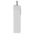 Napoli Compact Gloss White 400mm Floor Standing Vanity Unit with 1 Tap Hole Basin and Single Door with Polished Chrome Handle Side View