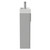 Napoli Compact Gloss Grey Pearl 400mm Floor Standing Vanity Unit with 1 Tap Hole Basin and Single Door with Polished Chrome Handle Side View