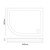 Pearlstone Slate 1000mm x 800mm x 40mm Left Hand Offset Quadrant Shower Tray and Plinth Dimensions thumbnail