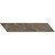 Ancona Chevron Chocolate 8cm x 40cm Porcelain Wall and Floor Tile
