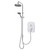 Triton Danzi DuElec White 9.5kw Electric Shower Right Hand Side View