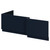 Napoli Deep Blue MDF 1700mm L Shaped Front and End Bath Panel Set Right Hand View