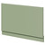 Napoli Olive Green MDF 800mm End Bath Panel with Plinth Right Hand View
