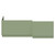Napoli Olive Green MDF 1700mm L Shaped Front and End Bath Panel Set Front View