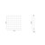 Polished Chrome 200mm Thin Square Fixed Shower Head and Wall Arm Dimensions thumbnail
