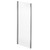 Series 6 Chrome 800mm Shower Enclosure Side Panel Right Hand View