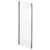 Series 6 Chrome 760mm Shower Enclosure Side Panel Right Hand View