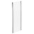 Series 6 Chrome 760mm Shower Enclosure Side Panel Left Hand View