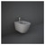RAK Feeling Matt Grey Wall Hung Bidet - RST07503A Main View