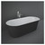 RAK Valet Black 1700mm x 750mm Freestanding Bath- VALBT17075504 Main View
