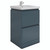 RAK Resort 550mm Matt Denim Blue Floor Standing Vanity Unit - RAKRSTFSU55604
