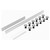 Nuie White Leg and Plinth Kit for 1300mm to 1800mm Long Rectangular and Walk In Shower Trays - LEG4W Main