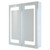 RAK Aphrodite 600mm x 700mm Recessable Illuminated LED Mirrored Cabinet with Demister and Shaver Socket - RAKAPH5002