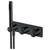 RAK Matt Black Horizontal Concealed Thermostatic Dual Control Shower Valve with Handset - RAKITA3305B