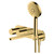 RAK Petit Round Brushed Gold Wall Mounted Concealed Thermostatic Bath Shower Mixer Tap - RAKPER3306G