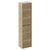 Montego Autumn Oak 350mm x 1400mm Wall Mounted Tall Storage Unit with 2 Doors Left Hand View
