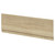 Montego Autumn Oak MDF 1700mm Front Bath Panel with Plinth Right Hand View