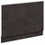 Montego Metallic Slate MDF 750mm End Bath Panel with Plinth Left Hand View