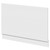 Montego White Ash MDF 800mm End Bath Panel with Plinth Right Hand View
