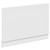Montego White Ash MDF 800mm End Bath Panel with Plinth Left Hand View