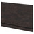 Montego Metallic Slate MDF 800mm End Bath Panel with Plinth Right Hand View