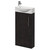 Horizon Metallic Slate 440mm Floor Standing Vanity Unit with 1 Tap Hole Right Hand Basin and Single Door with Polished Chrome Handle Right Hand View