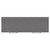 Horizon Graphite Grey 1200mm Wall Mounted Vanity Unit for Countertop Basins with 2 Drawers and Polished Chrome Handles Top View