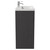 Horizon Graphite Grey 800mm Floor Standing Vanity Unit with 1 Tap Hole Basin and 2 Doors with Polished Chrome Handles Side View