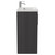Horizon Graphite Grey 600mm Floor Standing Vanity Unit with 1 Tap Hole Basin and 2 Doors with Polished Chrome Handles Side View