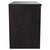 Montego Metallic Slate 800mm Wall Mounted Vanity Unit for Countertop Basins with 2 Drawers View from Side