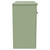 Napoli Olive Green 1200mm Floor Standing Vanity Unit for Countertop Basins with 4 Doors and Brushed Brass Handles Side View Napoli Olive Green 1200mm Floor Standing Vanity Unit for Countertop Basins with 4 Doors and Brushed Brass Handles Side View